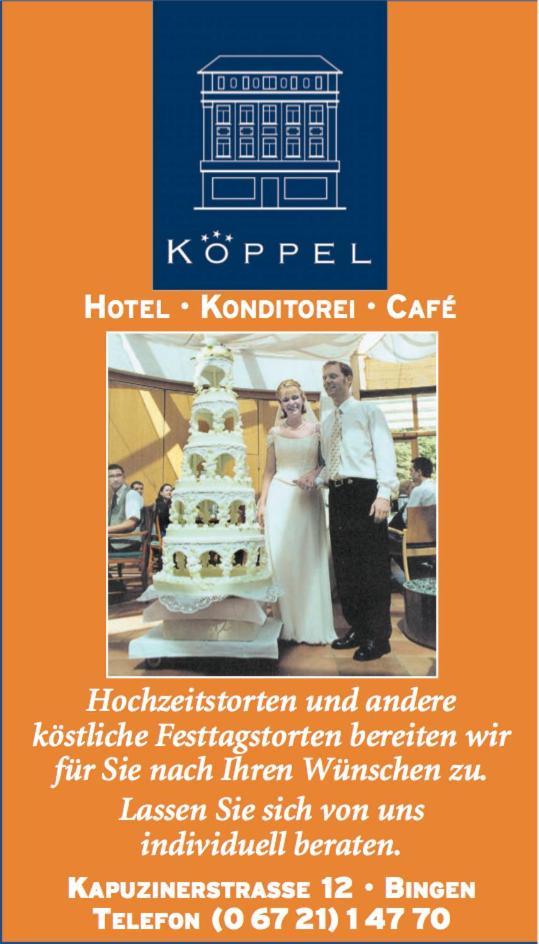 בינגן אם ריין Hotel Cafe Konditorei Koeppel מראה חיצוני תמונה